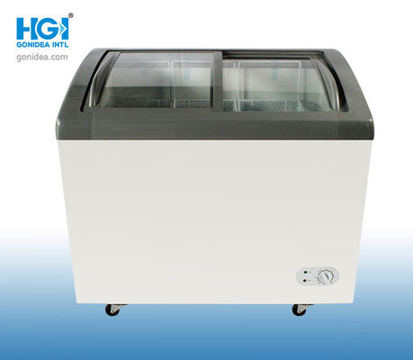 فروش کارخانه درب شیشه ای یخچال فریزر دو درب frigidaire تجاری
