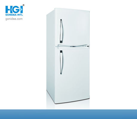 OEM ODM White Top Freezer Refrigerators Stainless Handles 175 Ltr