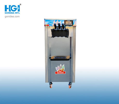دستگاه بستنی 110 ولتی 51.5 اینچی R22a از جنس استنلس استیل تجاری ساسو