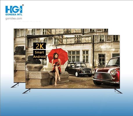 تلویزیون LED دندان آبی صفحه تخت 4K LED تلویزیون هوشمند 65 اینچی