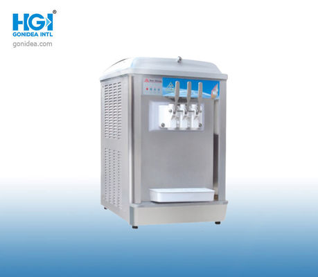 میز نوع Ss دستگاه بستنی سازی نرم 12 ~ 16L/H